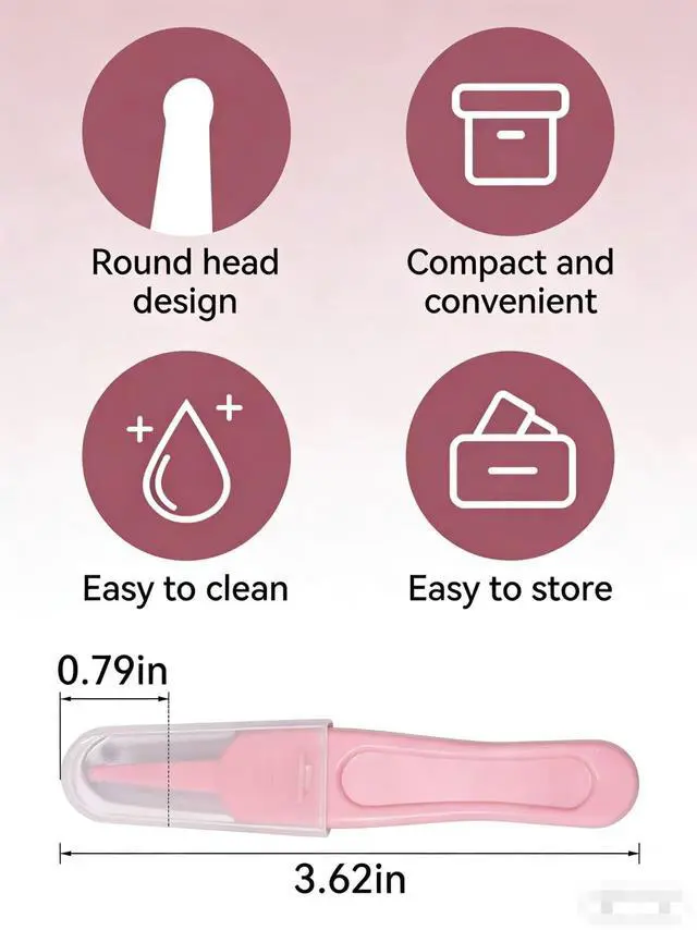 Alt view image 5 of 7 - Baby Tweezers for Nose 7 Pcs, Nose Cleaning Tweezers Nose Picker with Round Head, Effective Booger Remover Tool, Navel & Ear Cleaner Clip, 7 Colors