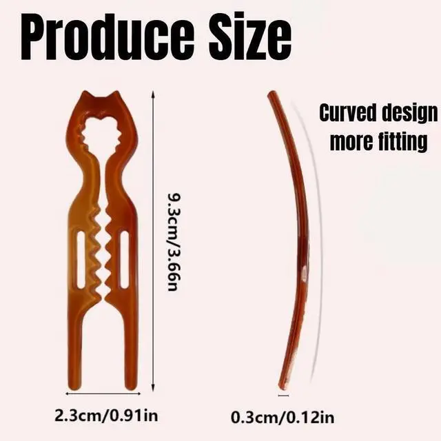 Alt view image 3 of 7 - 4 Pcs French Hair Pin, Elegant Hair Accessories, French Twist Hair Pin for Women Girls, Elegant Hair Clips for Everyday Use