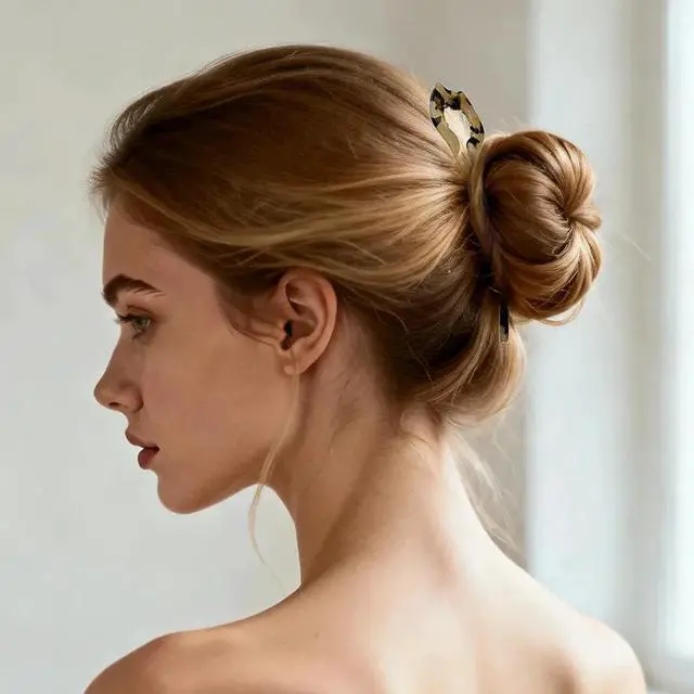 Alt view image 4 of 7 - 4 Pcs French Hair Pin, Elegant Hair Accessories, French Twist Hair Pin for Women Girls, Elegant Hair Clips for Everyday Use