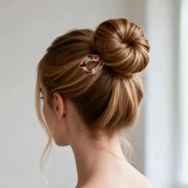 Alt view image 6 of 7 - 4 Pcs French Hair Pin, Elegant Hair Accessories, French Twist Hair Pin for Women Girls, Elegant Hair Clips for Everyday Use