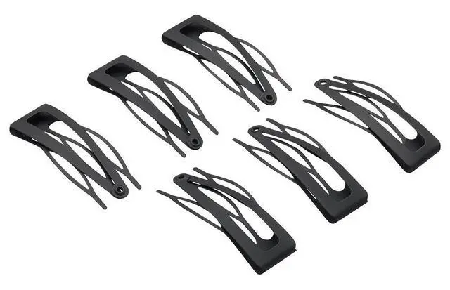 Alt view image 4 of 7 - Double Grip Hair Clips, 6 Count
