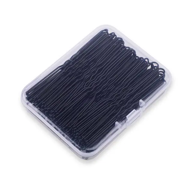 Alt view image 4 of 4 - 2.8 Inch U Shaped Hair Pins for Women Girls, Long Hair Pin Bobby Pin for Secure Bun Hairstyles, 100 Count (Black)