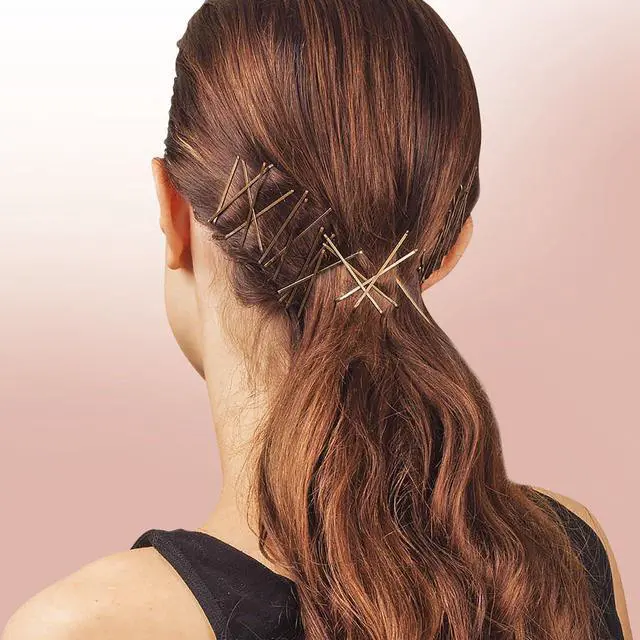Alt view image 6 of 7 - Kitsch Blonde Bobby Pins - 1.87 Inches | Ideal for Blonde, Thick & Thin Hair | Hair Styling Accessories for Kids, Girls and Women | Stylish and Secure Hair Pin | Ideal Gifts for Women - 45 pcs