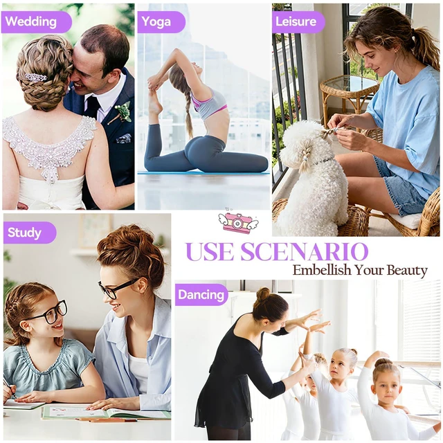 Alt view image 7 of 7 - 300 Pcs Bobby Pins Hair Pins Kit with Storage Box, 100 Brown Non - Slip Bobby Pins, 100 Invisible Hair Pins for Women and 100 Clear Hair Elastics, Lock in the Style for All Hair Types & Ages