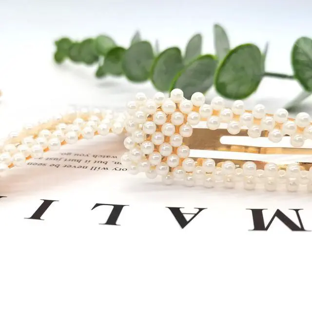 Alt view image 3 of 7 - Large Hair Clips Pins Barrette Ties Hair for Bridesmaid Girls Women Childrens Gifts Party Wedding Daily Styling