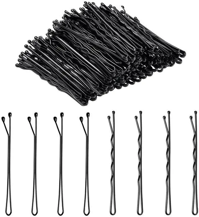 Main image of 100 PCS 2.2 Inch(55 mm) Bobby Pins Black