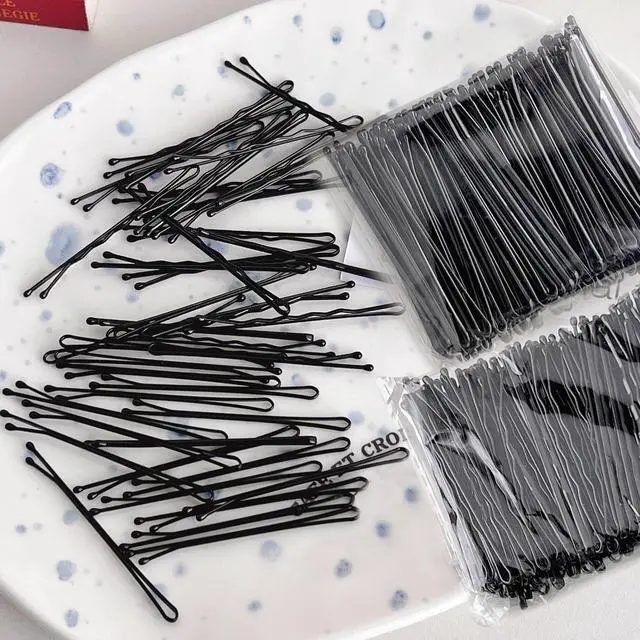 Alt view image 6 of 6 - 100 PCS 2.2 Inch(55 mm) Bobby Pins Black