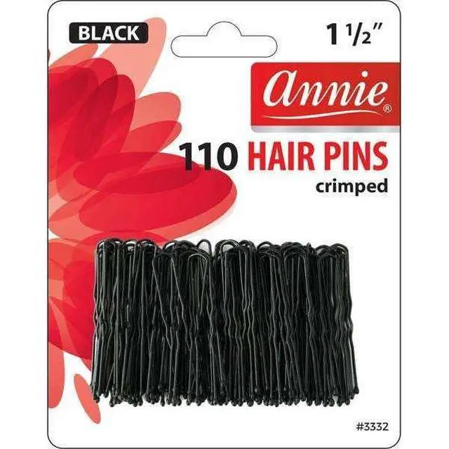 Main image of 110 Hair Pins 1.5" Black #3332