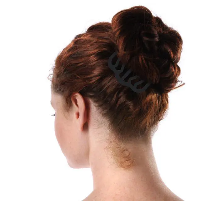Alt view image 6 of 7 - French Hair Pin, 8 PCS Black Hair Pins for Women Metal Hair Side Combs, French Pins Hair, U Shaped Hair Pins for Buns Updos, French Pins Hair Stick Pin Hair Combs for Styling Hairpin Hair Accessories