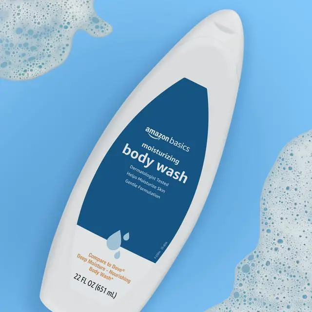 Alt view image 6 of 6 - Moisturizing Body Wash, Fresh Scent, Deep Moisture, Nourishing, Dermatologist Tested, 22 fl oz (1-Pack)
