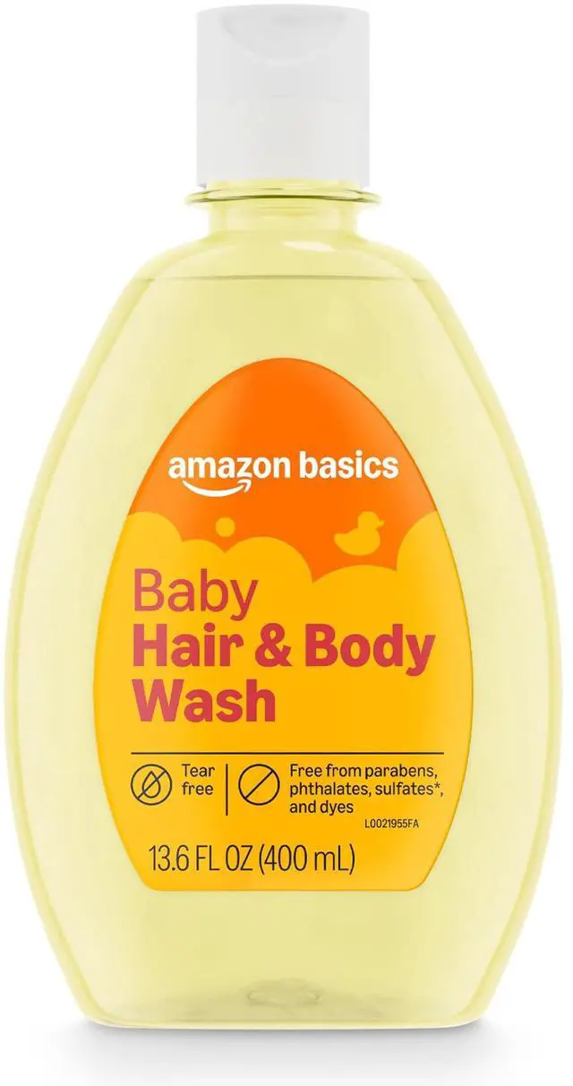 Main image of Tear-Free Baby Hair and Body Wash, Lightly scented, 13.6 Fluid Ounce, 1-Pack, Packaging May Vary