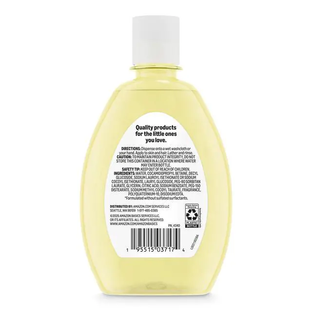 Alt view image 5 of 5 - Tear-Free Baby Hair and Body Wash, Lightly scented, 13.6 Fluid Ounce, 1-Pack, Packaging May Vary