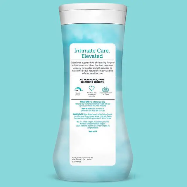Alt view image 7 of 7 - Fragrance Free All-Over Feminine Wash, Gentle pH-Balanced Body Wash for Women, Removes Vaginal Odor, 15 Fl Oz