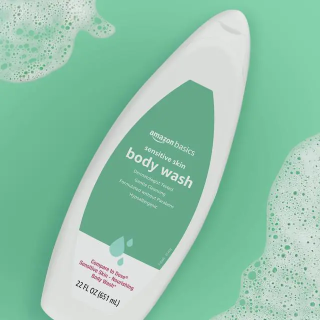 Alt view image 6 of 6 - Hypoallergenic Body Wash for Sensitive Skin, Creamy Lather, Paraben Free, 22 fl oz (1-Pack)