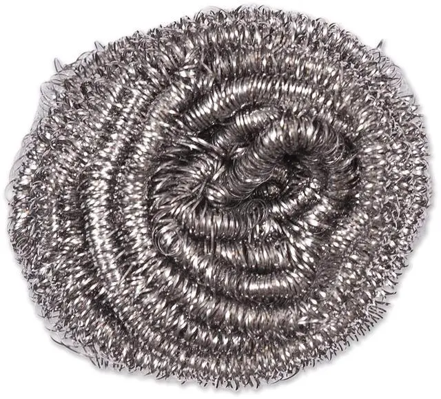 Alt view image 2 of 7 - International Endurance Cleaning Collection Stainless Steel Scrubbies, Heat-Treated, Pressed & Curled, Long Lasting, Non-Rusting, Scrubber, 2 Piece