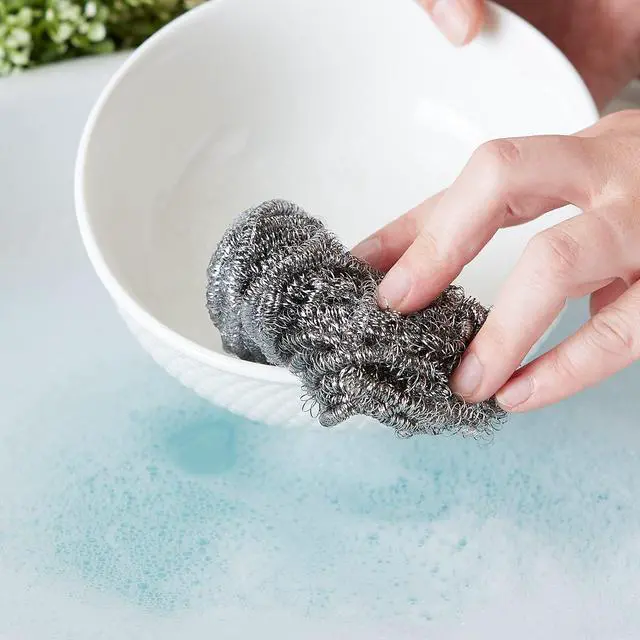 Alt view image 4 of 7 - International Endurance Cleaning Collection Stainless Steel Scrubbies, Heat-Treated, Pressed & Curled, Long Lasting, Non-Rusting, Scrubber, 2 Piece