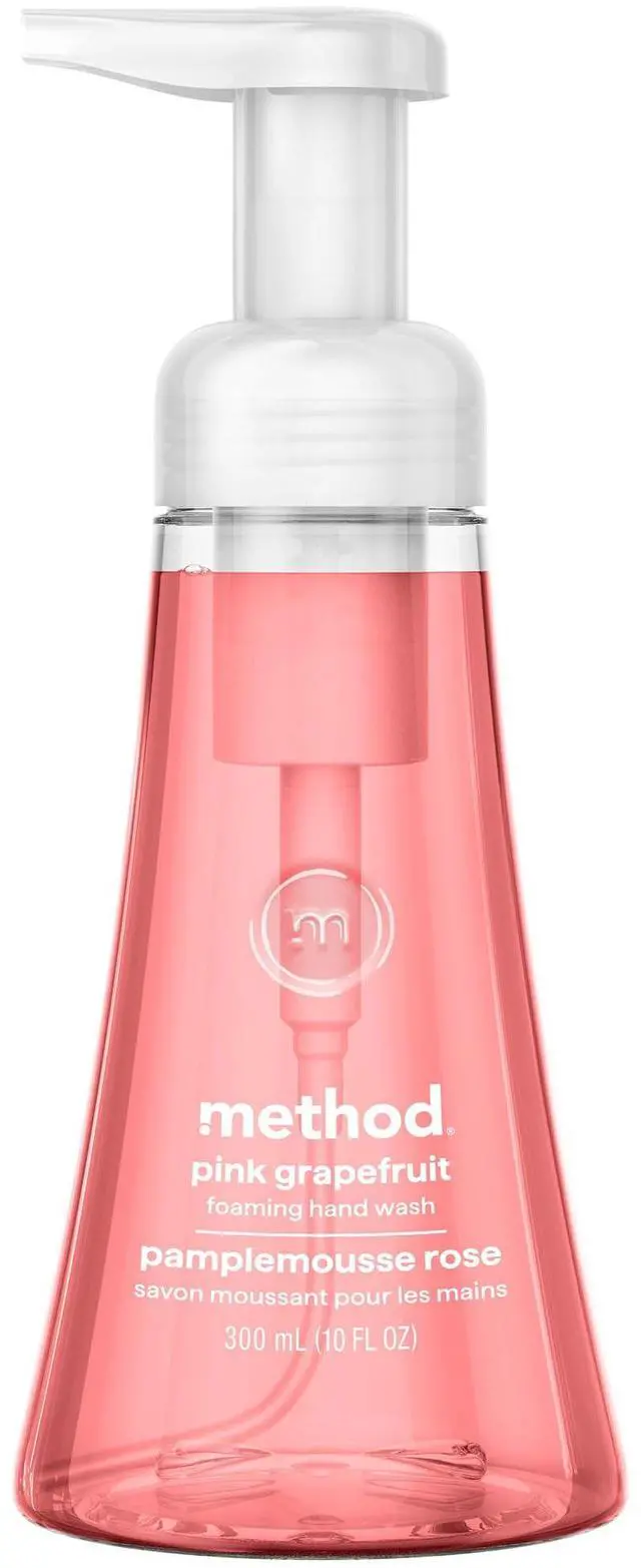 Main image of Method Foaming Hand Soap, Pink Grapefruit, 10 Fl Oz (Pack of 1)