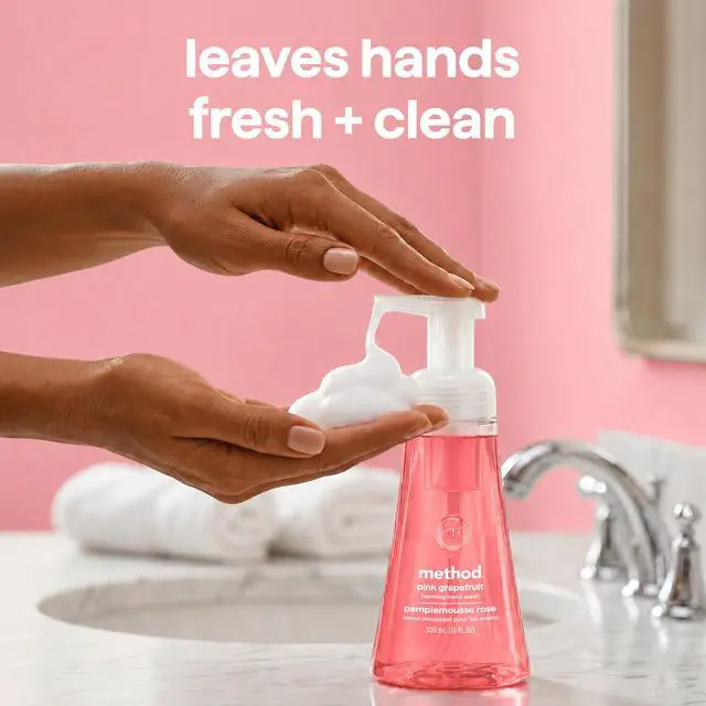 Alt view image 7 of 7 - Method Foaming Hand Soap, Pink Grapefruit, 10 Fl Oz (Pack of 1)