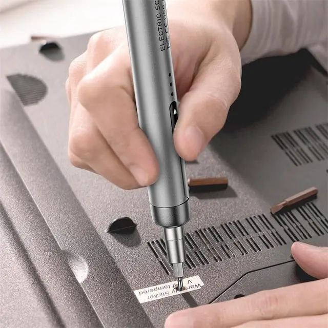 Alt view image 6 of 6 - Small Precision Electric Screwdriver, 46-in-1 Mini Rechargeable Cordless Electric Screwdriver, Precise Power Tool Drill High Torque for Computer or Household Repair Tool Set