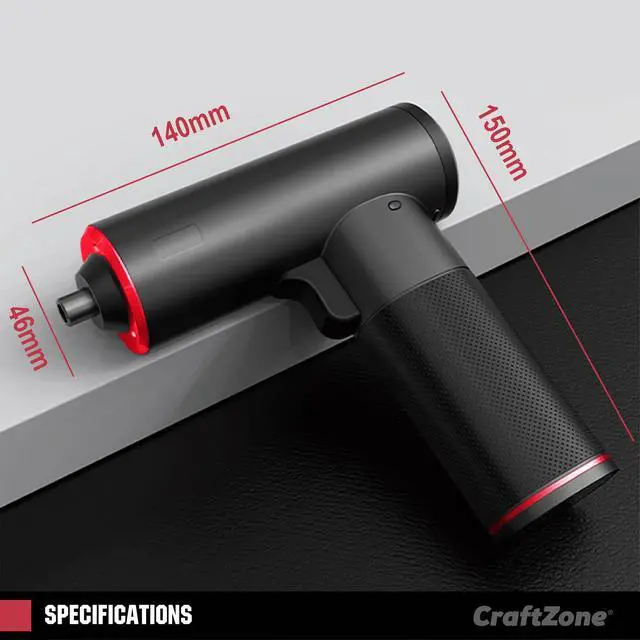 Alt view image 6 of 7 - Electric Cordless Battery Operated Screwdriver Set | 4V Rechargeable Screwdriver Kit with 12 Drill Bits | LED Light & Separable Battery Pack with USB Charging Cable for Home|DIY|Repair