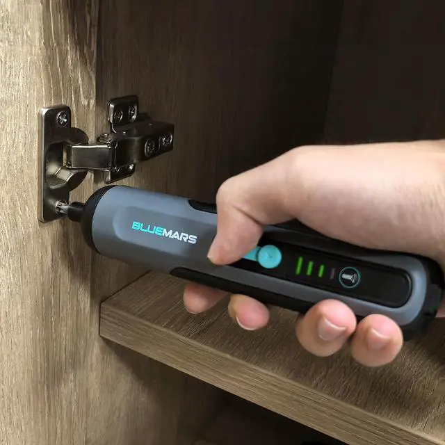 Alt view image 2 of 7 - Electric Rechargeable Screwdriver Set 3.6V 2AH Cordless Mini Small Battery Power Screwdriver with 27-Piece Bit, Dual Led Working Light,Storage Box, Type C Cable,Adjustable Torque (Max 5N.M)