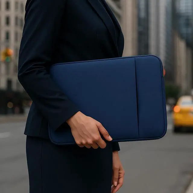 Alt view image 7 of 7 - Laptop Sleeve for MacBook Neo/Air/Pro 13 inches A18/M5/M4/M3/M2/M1 Chip 2026-2020 A3404 A3449 A3240 A3113 with 2 Pockets Tablet Bag Case Accessories (Indigo)