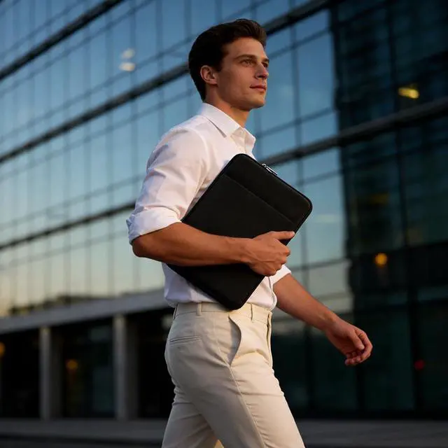 Alt view image 5 of 7 - Laptop Sleeve for MacBook Neo/Air/Pro 13 inches A18/M5/M4/M3/M2/M1 Chip 2026-2020 A3404 A3449 A3240 with 2 Pockets Tablet Bag Case Accessories