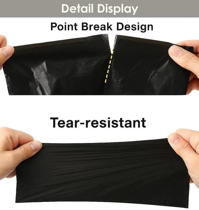 Alt view image 4 of 7 - Black Trash Bags for Mini Car Trash Can, 250 Count 0.5 Gallon Portable Small Disposable Car Garbage Bags,Cars Accessories, Plastic Desktop Trash Bin Liners for Cars/Home/Office/Dog/Poop