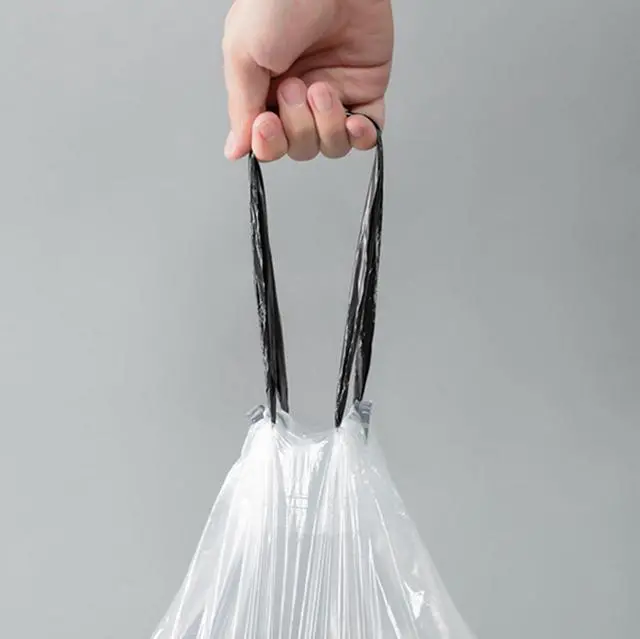 Alt view image 2 of 4 - Drawstring Trash Bags, Household Garbage Bag Kitchen Large for Home, Kitchen, Dorm, Office