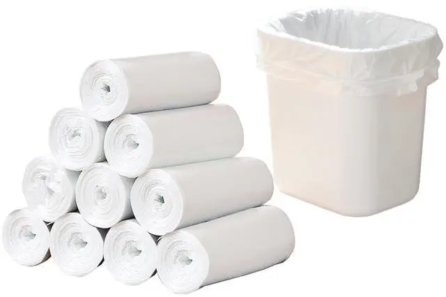 Main image of Small Trash Bags, 150 Counts Garbage Can Liners, Garbage Bags Suitable for Cat Litter Scoop Holder, Small Plastic Bags for Desktop Trash Bin (Clear
