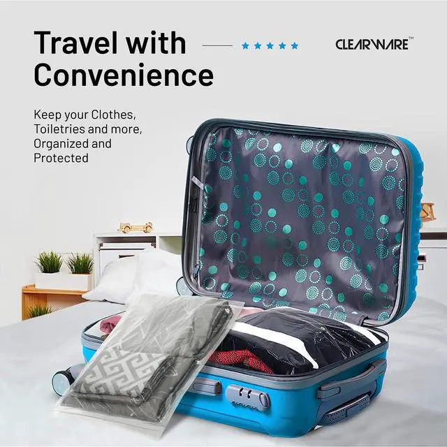 Alt view image 5 of 7 - 12 Large Storage Bags With Zipper Top - 5 Gallon Bags 18" x 24", Extra Large Plastic for Clothes, Travel, Moving, Large Reusable freezer bags, BPA-Free, 2-mil Thick