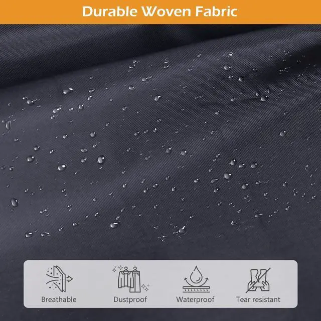 Alt view image 6 of 7 - 65" Long Garment Bags for Travel Dress Bags for Hanging Clothes 2 Packs Wedding Dress Cover Waterproof Clothes Protector for Closet Storage for Gowns, Tuxedos, Coats, Black