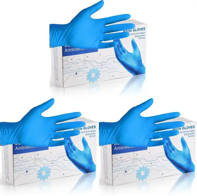 Main image of Disposable GlovesLarge,100 Pack Powder Free, Cleaning Service Gloves, Latex Free,4Mil,