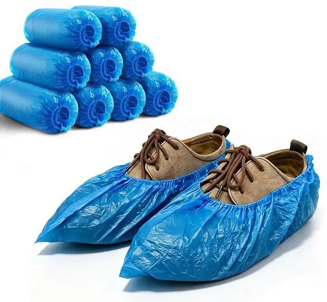 Main image of 100 Pack Disposable Shoe Covers Durable Waterproof Shoe Covers for Indoor