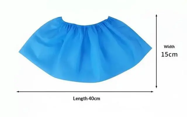 Alt view image 7 of 7 - Disposable Booties & Shoe Covers 100 Pairs / 200pcs Size Fits Most Shoes