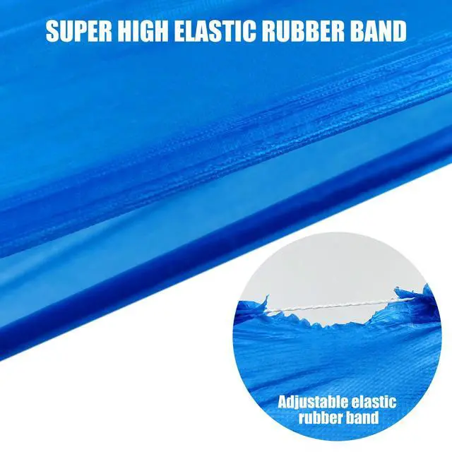 Alt view image 7 of 7 - 30 Pcs (15 Pairs) Shoe Covers Disposable, Large Blue Thickening Waterproof Shoe Covers CPE Shoe Covers Disposable Shoe Covers for Indoors, Fits Up to US Men's 11 & US Women's 13