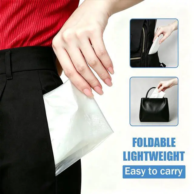 Alt view image 6 of 7 - 20Pcs/10 Pairs Disposable Waterproof Rain Shoe Covers, Clear Thickened Plastic Overshoes with Elastic Band, Universal Fit for Men Women Adults Kids, Ideal for Rainy Days, Home Cleaning and Outdoor Use