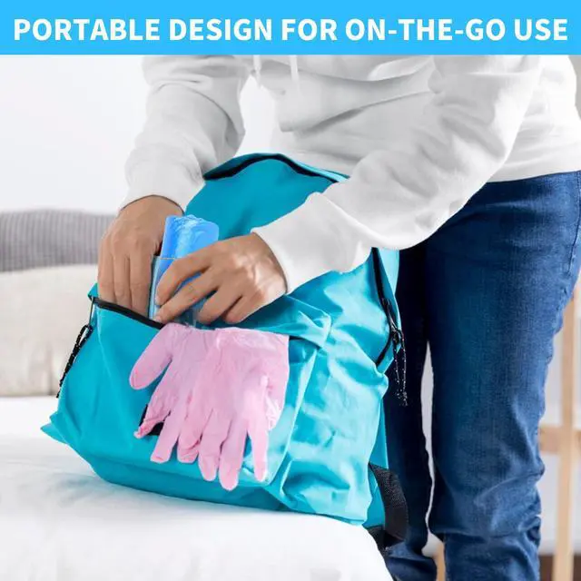 Alt view image 7 of 7 - Disposable Shoe Covers for Indoors 100 Pack | Non-Woven, Water-Resistant Booties for Professionals | Durable, Shoe Protectors for Home, Office, and Job Sites by