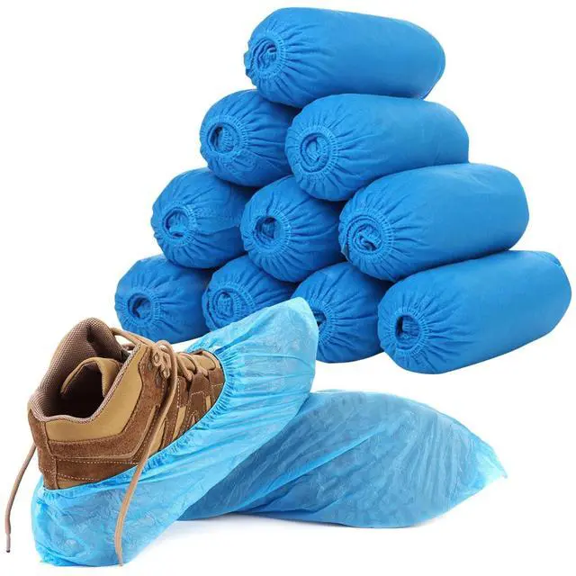 Main image of Shoe Covers Disposable Non Slip 100 Pack Booties for Shoes Covers Shoe Cover Shoe Covers Reusable for Indoors Outdoors Fits Most Shoes 50 Pairs