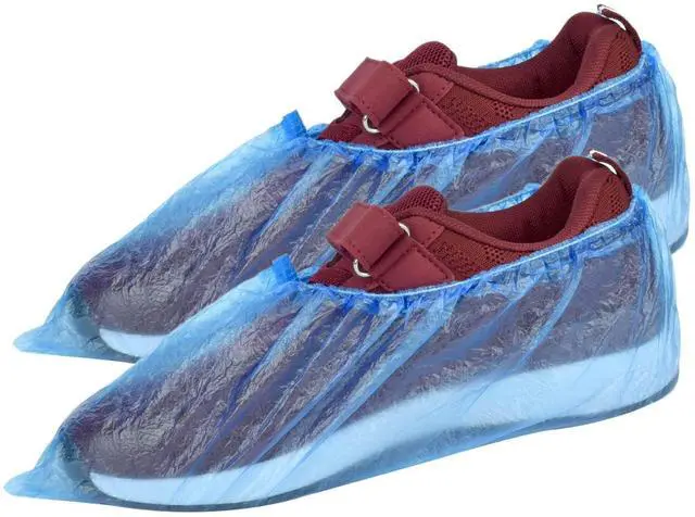 Main image of Disposable Shoe Covers Non-Slip, 30 Pack(15 Pairs) Waterproof Overshoes, Anti Slip Shoe Protectors for Indoors, One Size Fit Most Shoes (30)