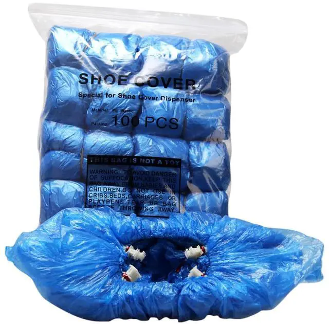 Main image of Automatic Shoe Cover Refills for Shoe Cover Dispenser/100PCS(50pairs) T-type Buckle Shoe Covers/Shoe covers for Automatic Shoe Cover Machine/Disposable Shoe Covers, Size for US 6 to 14