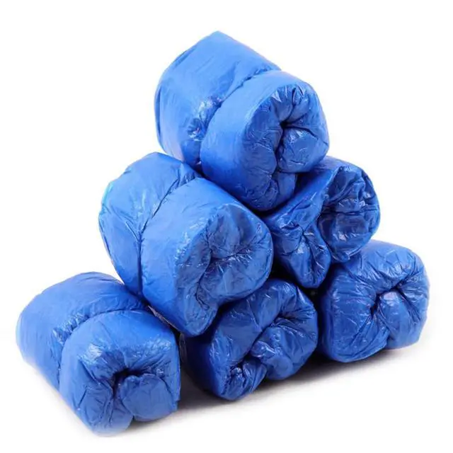 Alt view image 5 of 6 - Automatic Shoe Cover Refills for Shoe Cover Dispenser/100PCS(50pairs) T-type Buckle Shoe Covers/Shoe covers for Automatic Shoe Cover Machine/Disposable Shoe Covers, Size for US 6 to 14