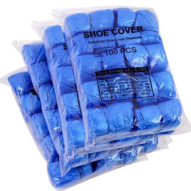 Alt view image 6 of 6 - Automatic Shoe Cover Refills for Shoe Cover Dispenser/100PCS(50pairs) T-type Buckle Shoe Covers/Shoe covers for Automatic Shoe Cover Machine/Disposable Shoe Covers, Size for US 6 to 14