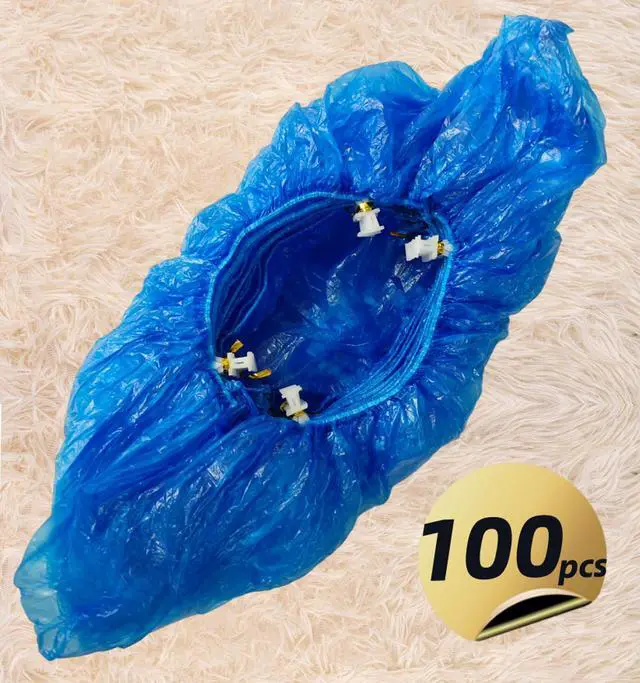 Alt view image 6 of 6 - 100pcs Shoe Cover Machine Refill Disposable Shoe Cover Dispenser Refill with T-shaped Buckles.