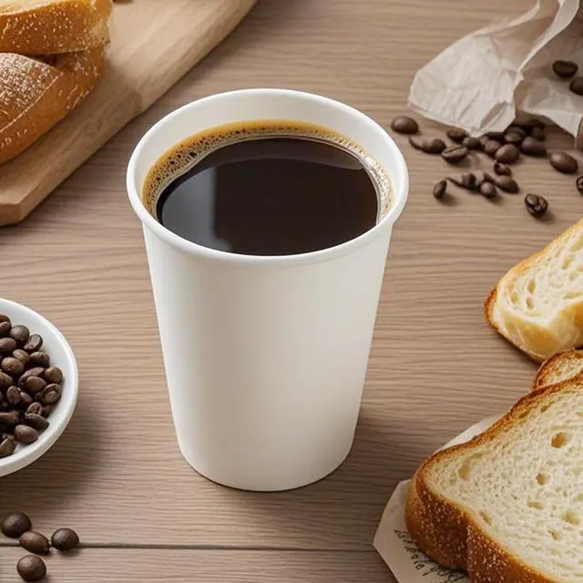 Alt view image 5 of 7 - Paper Cups, 100 Pack 8 Oz Disposable Cups, Disposable Coffee Cups 8 Oz, Hot Cups Tea Cups Water Cups for Home Office Travel Party