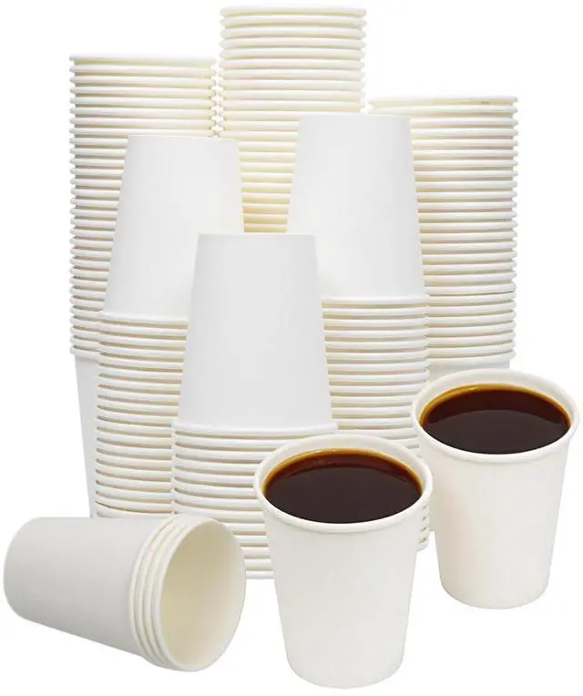 Main image of Paper Cups, 100 Pack 8 Oz Disposable Cups, Disposable Coffee Cups 8 Oz, Hot Cups Tea Cups Water Cups for Home Office Travel Party