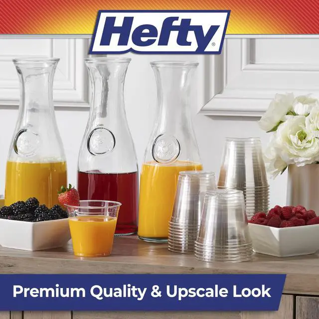 Alt view image 3 of 6 - Deluxe Clear Plastic Party Cups (9 Ounce, 40 Count)