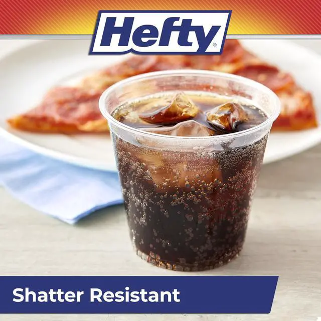 Alt view image 4 of 6 - Deluxe Clear Plastic Party Cups (9 Ounce, 40 Count)