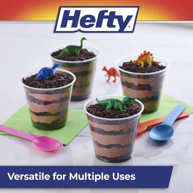 Alt view image 6 of 6 - Deluxe Clear Plastic Party Cups (9 Ounce, 40 Count)