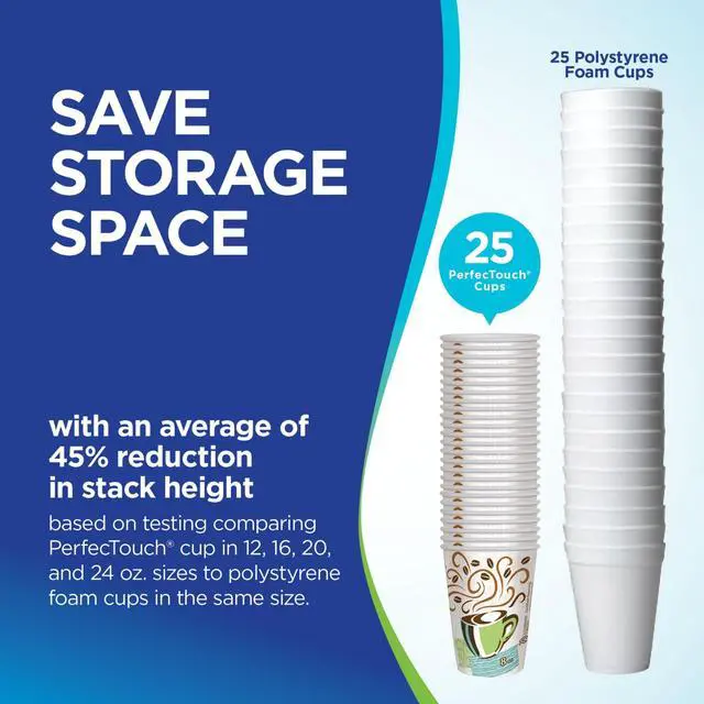 Alt view image 5 of 6 - Insulated Paper Hot Coffee Cups by, 8 oz,50/pack